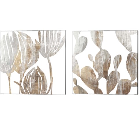 Marble Foliage 2 Piece Canvas Print Set by Posters International Studio