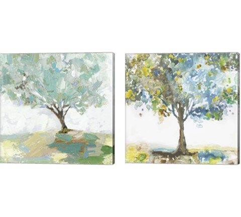 Majestic Blue 2 Piece Canvas Print Set by Allison Pearce