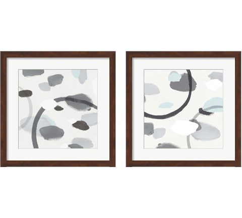 Grey 2 Piece Framed Art Print Set by Isabelle Z