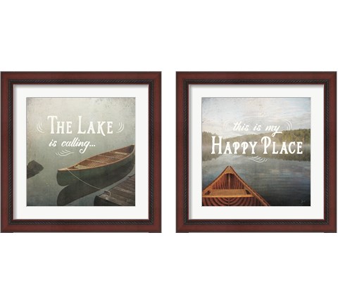 Calm Waters no Triangles 2 Piece Framed Art Print Set by Jess Aiken