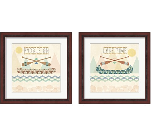 Outdoor Geo 2 Piece Framed Art Print Set by Veronique Charron