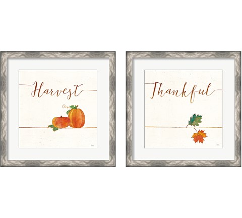 Underlined Fall  2 Piece Framed Art Print Set by Veronique Charron