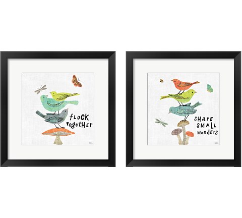 Wild Wings 2 Piece Framed Art Print Set by Sue Schlabach