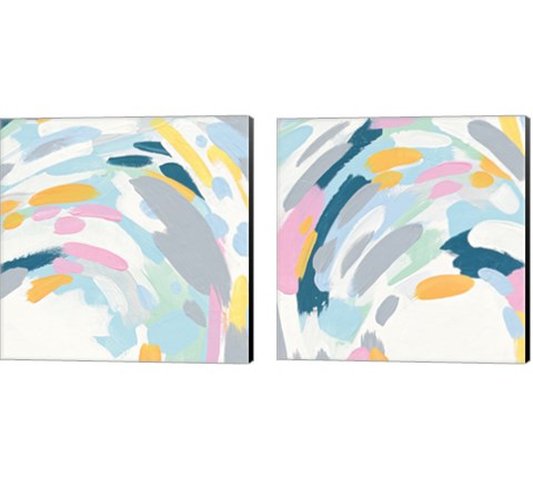 Laughter  2 Piece Canvas Print Set by Moira Hershey