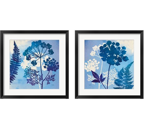 Blue Sky Garden 2 Piece Framed Art Print Set by Studio Mousseau