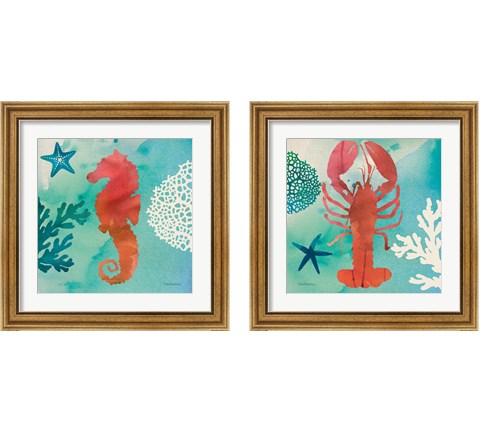 Under the Sea 2 Piece Framed Art Print Set by Studio Mousseau