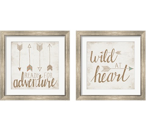 Wild & Free 2 Piece Framed Art Print Set by Laura Marshall