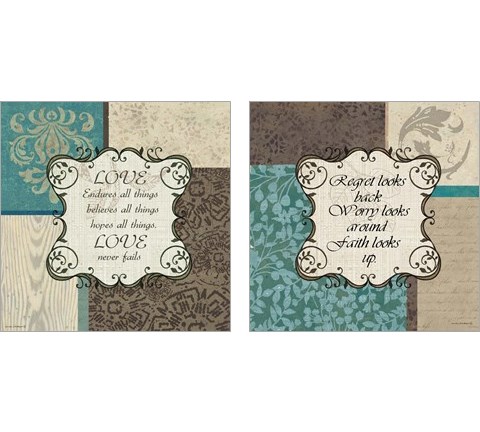 Inspirational 2 Piece Art Print Set by Anita Phillips