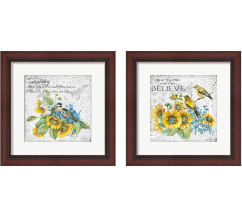 Destiny & Blessed 2 Piece Framed Art Print Set by Anita Phillips