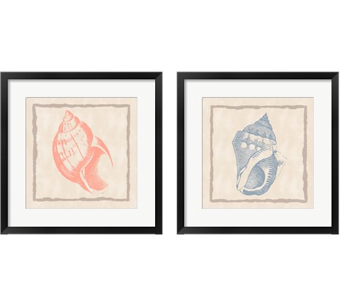 Shell 2 Piece Framed Art Print Set by Ramona Murdock