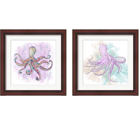 Octopus 2 Piece Framed Art Print Set by Ramona Murdock