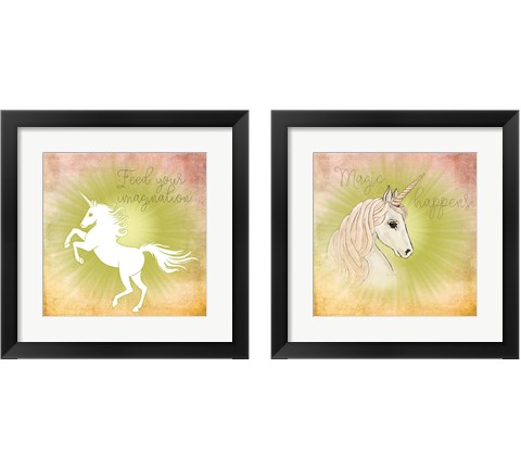 Unicorn 2 Piece Framed Art Print Set by Ramona Murdock