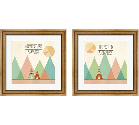 Southwest Geo 2 Piece Framed Art Print Set by Veronique Charron