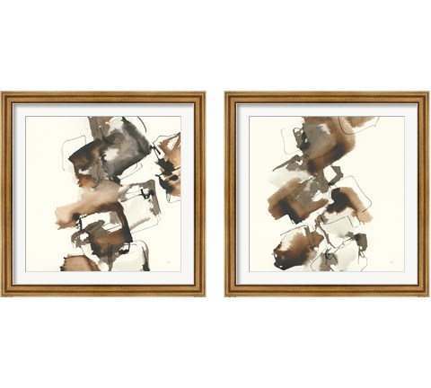 Stacked  2 Piece Framed Art Print Set by Chris Paschke