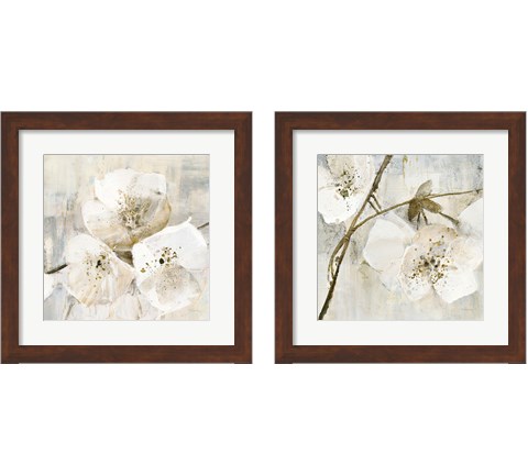 Elegance Greige 2 Piece Framed Art Print Set by Albena Hristova