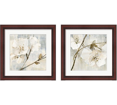 Elegance Greige 2 Piece Framed Art Print Set by Albena Hristova