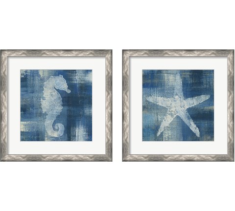 Batik Seas 2 Piece Framed Art Print Set by Studio Mousseau