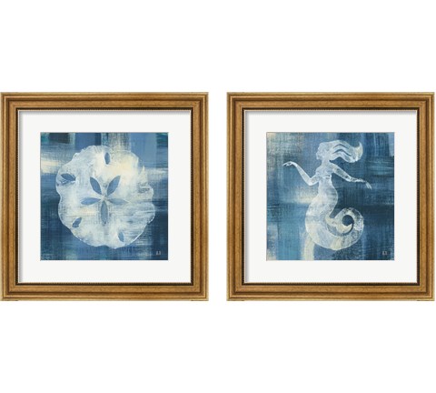 Batik Seas 2 Piece Framed Art Print Set by Studio Mousseau