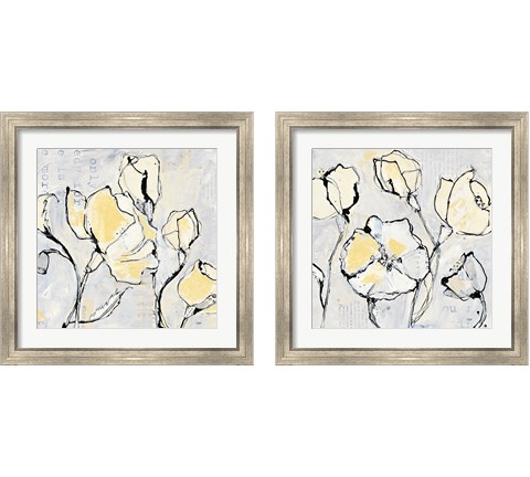 16 Again with Yellow 2 Piece Framed Art Print Set by Kellie Day