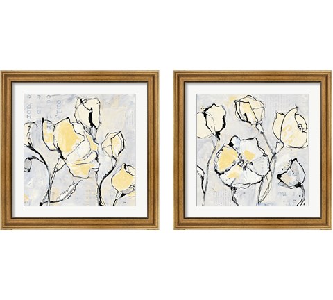 16 Again with Yellow 2 Piece Framed Art Print Set by Kellie Day