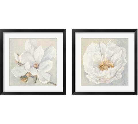 Serene Magnolia 2 Piece Framed Art Print Set by Julia Purinton
