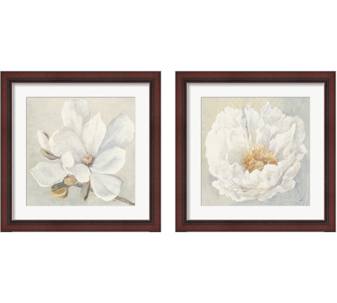 Serene Magnolia 2 Piece Framed Art Print Set by Julia Purinton