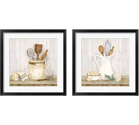 Vintage Kitchen 2 Piece Framed Art Print Set by Tara Reed