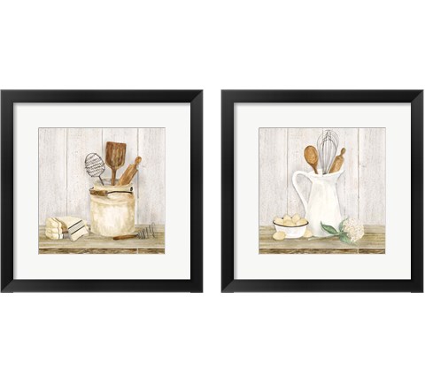 Vintage Kitchen 2 Piece Framed Art Print Set by Tara Reed