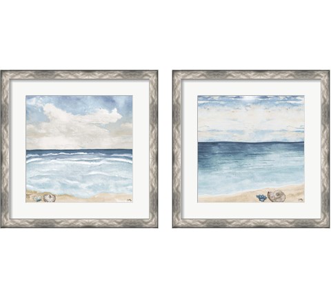 Evening Coast View 2 Piece Framed Art Print Set by Elizabeth Medley