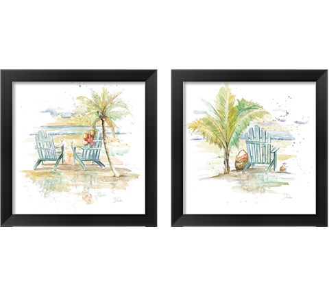 Happy Place 2 Piece Framed Art Print Set by Patricia Pinto
