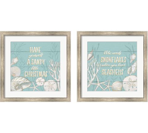 Tranquil Morning Christmas 2 Piece Framed Art Print Set by Janelle Penner