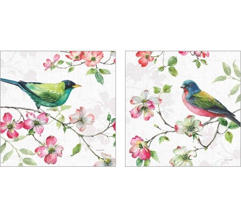 Dogwood Garden 2 Piece Art Print Set by Lisa Audit