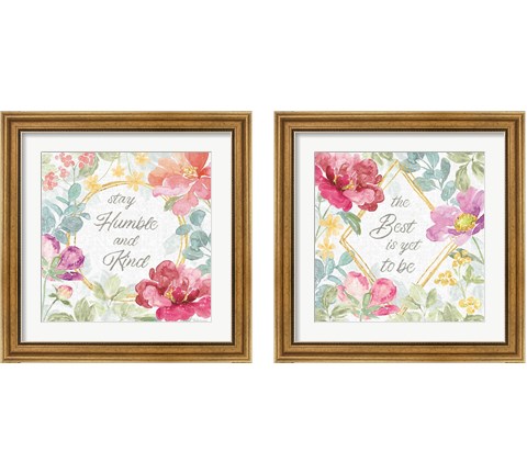 Springtime Bloom 2 Piece Framed Art Print Set by Beth Grove