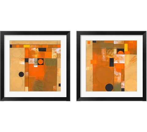 Soleil  2 Piece Framed Art Print Set by Deborah Colter