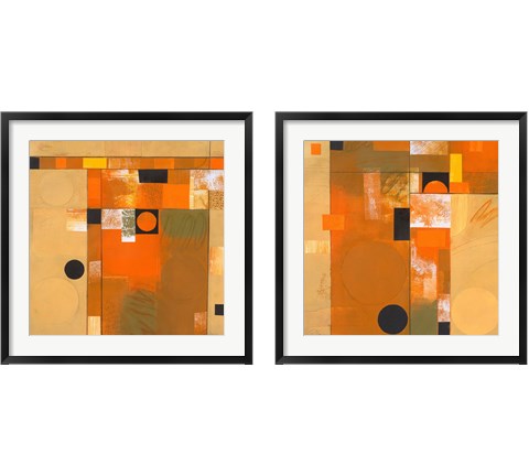 Soleil  2 Piece Framed Art Print Set by Deborah Colter