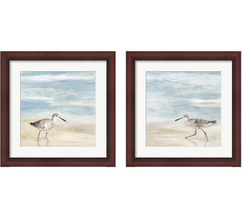 Speckled Willet 2 Piece Framed Art Print Set by Victoria Borges