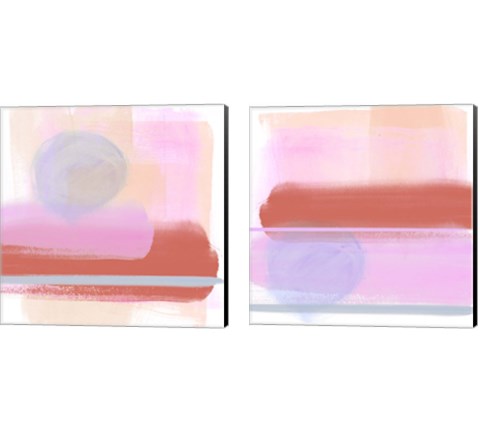 Translucent Madras 2 Piece Canvas Print Set by Jennifer Parker