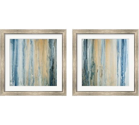 Tiger Stripes 2 Piece Framed Art Print Set by Teodora Guererra