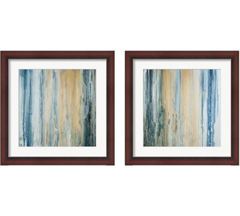 Tiger Stripes 2 Piece Framed Art Print Set by Teodora Guererra