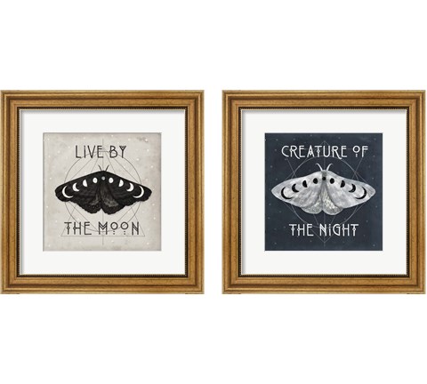 Live by the Moon 2 Piece Framed Art Print Set by Victoria Borges