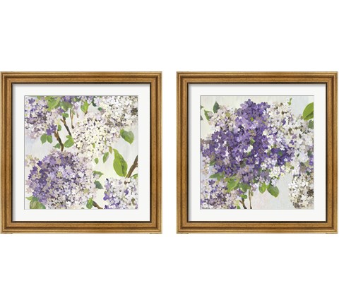 Summer Hydrangea 2 Piece Framed Art Print Set by Asia Jensen