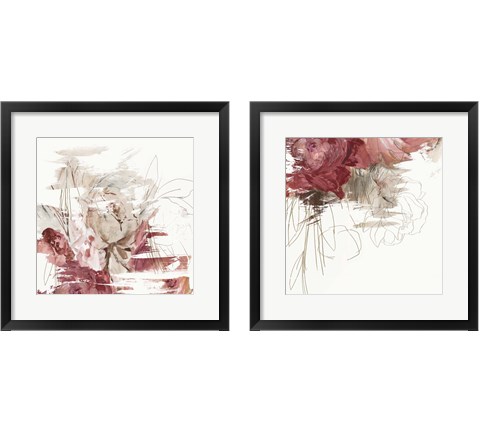 Crimson Lust 2 Piece Framed Art Print Set by Posters International Studio