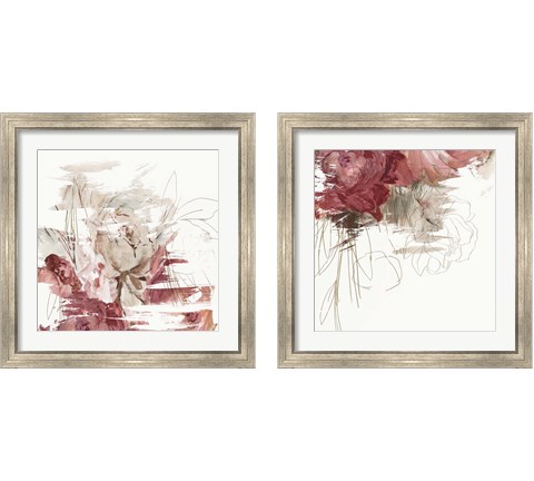 Crimson Lust 2 Piece Framed Art Print Set by Posters International Studio