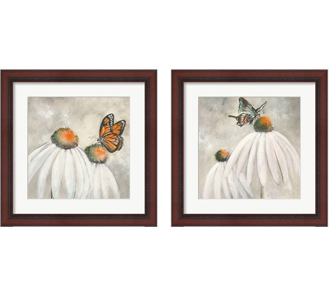 Butterflies are Free 2 Piece Framed Art Print Set by Chris Paschke