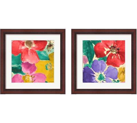 Summer Sonata Square 2 Piece Framed Art Print Set by Lanie Loreth