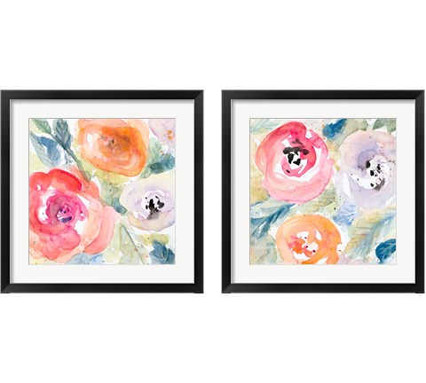 Blooms Abound 2 Piece Framed Art Print Set by Lanie Loreth