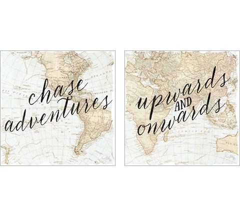 Adventure Awaits 2 Piece Art Print Set by Elizabeth Medley