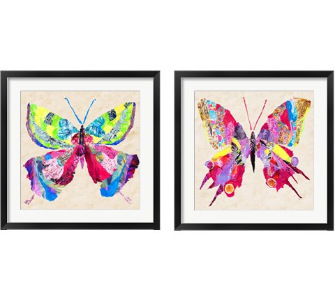 Brilliant Butterfly 2 Piece Framed Art Print Set by Gina Ritter