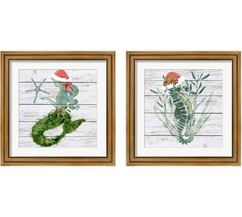 Tis the Seasun 2 Piece Framed Art Print Set by Jennifer Parker