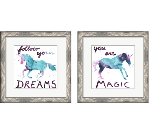 Magic Dreams 2 Piece Framed Art Print Set by June Erica Vess